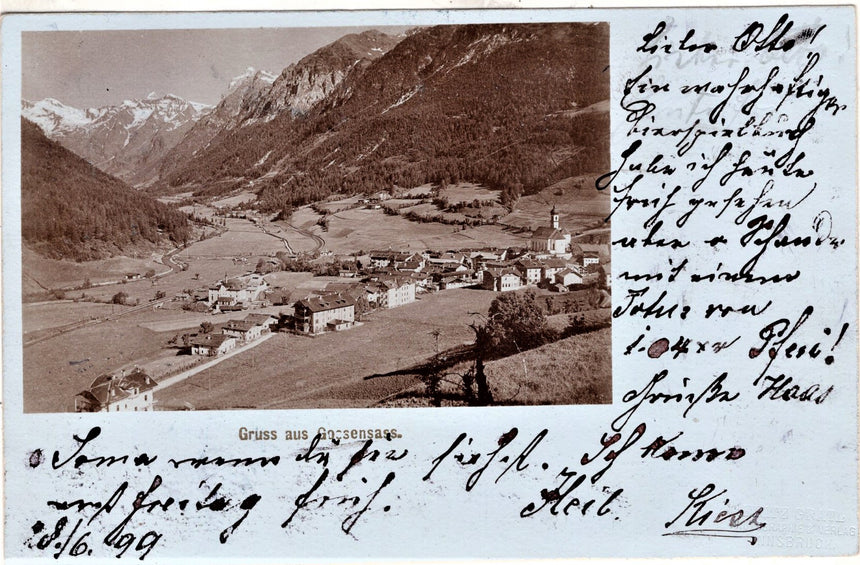 Sudtirol Alto Adige Gruss aus Gossensass