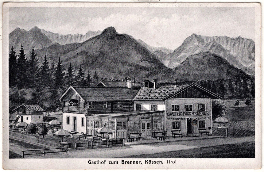 Sudtirol Alto Adige Gasthof zum Brenner Kossen Tirol
