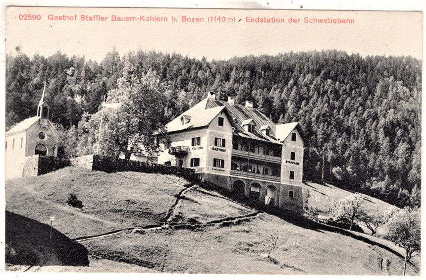 Sudtirol Alto Adige Gasthof Staffler Bauern Kohlern b.Bozen