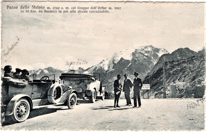 Sudtirol Alto Adige Automobili al Passo Stelvio