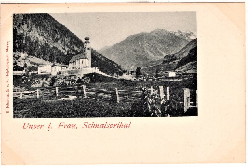 Sudtirol Alto Adige Unsere Frau Schnalserthal