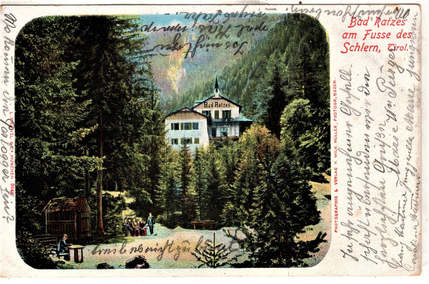 Sudtirol Alto Adige Bad Ratzer am fusse des Schlern Tirol