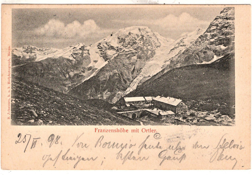 Sudtirol Alto Adige Franzenshòhe mit Ortler