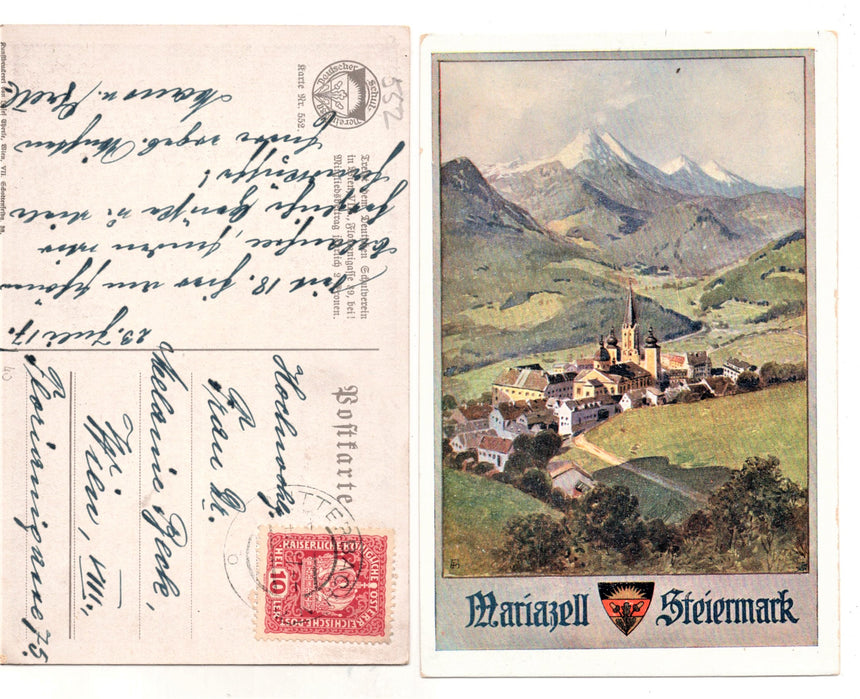 Cartolina Deutscher Schulverein number: 552 | Collezionissimo