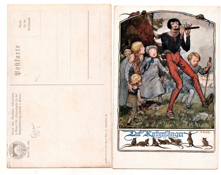 Cartolina Deutscher Schulverein number: 905 | Collezionissimo