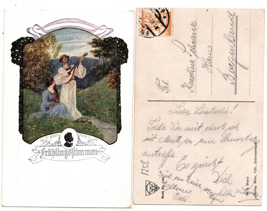 Cartolina Deutscher Schulverein number: 1758 | Collezionissimo