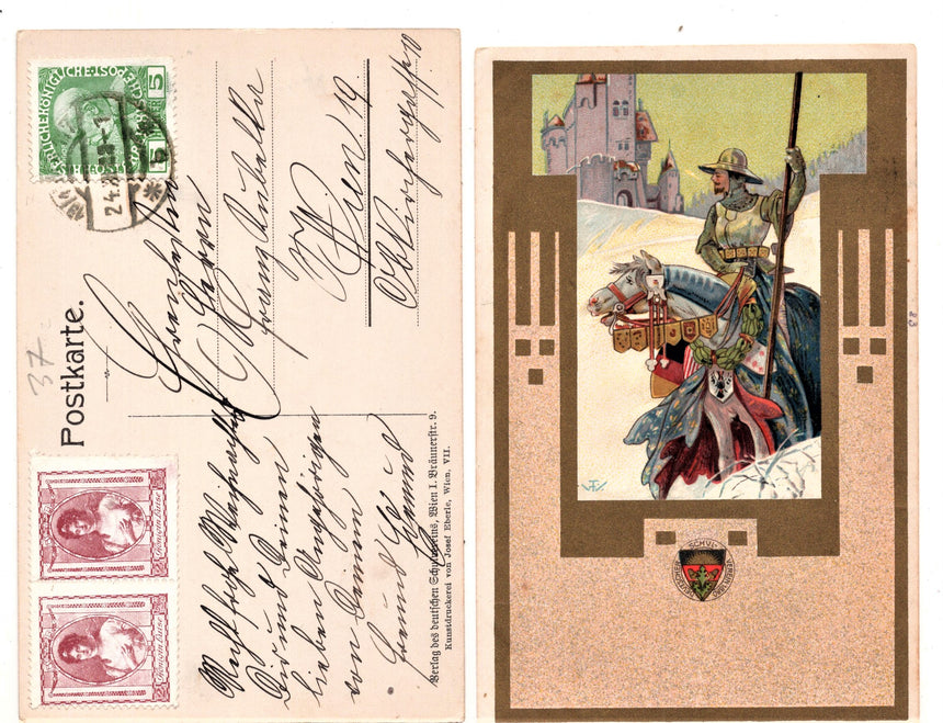 Cartolina Deutscher Schulverein number: 37 | Collezionissimo
