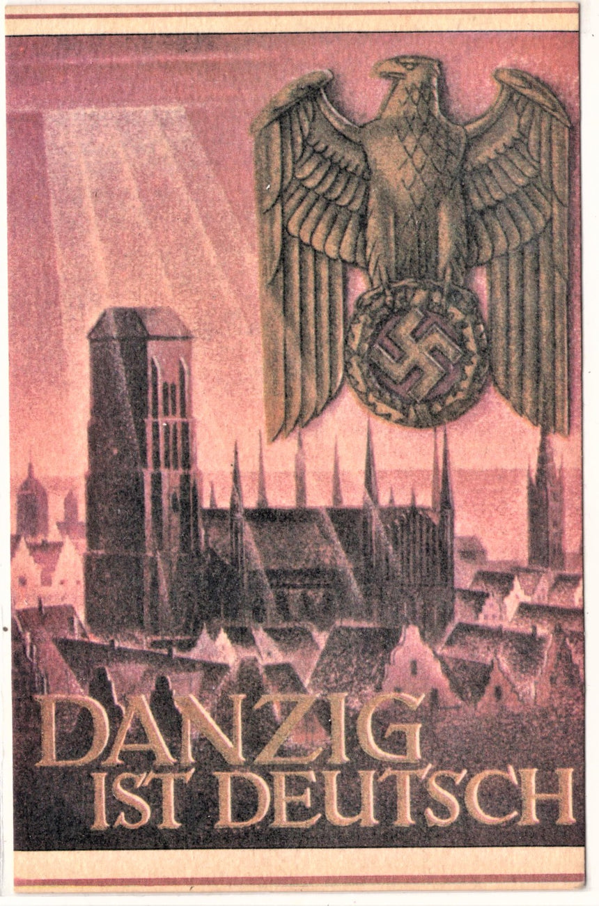 Cartolina Militare Seconda Guerra Mondiale Danzig ist Deutsch | Collezionissimo
