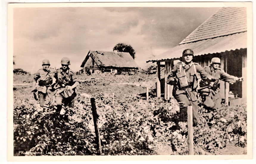 Cartolina Militare Seconda Guerra Mondiale Unterofiziere im Kamps | Collezionissimo