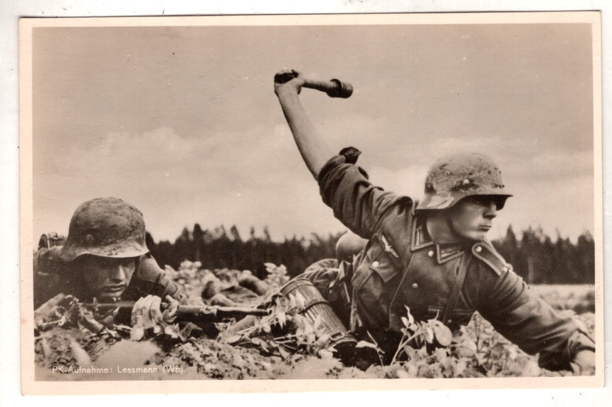 Cartolina Militare Seconda Guerra Mondiale Unterofiziere im Kamps | Collezionissimo