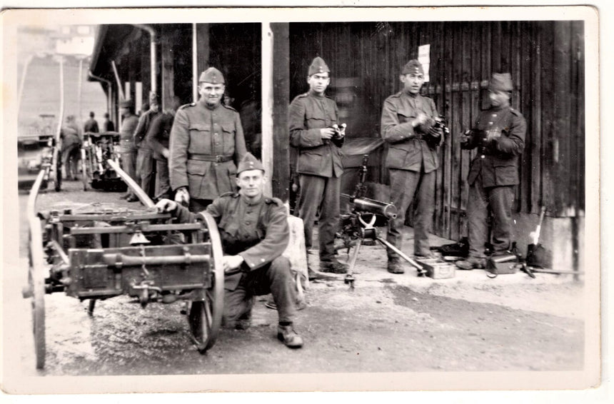 Cartolina Militare Seconda Guerra Mondiale gruppo militari | Collezionissimo