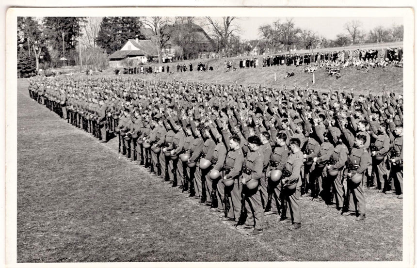 Cartolina Militare Seconda Guerra Mondiale gruppo militari | Collezionissimo
