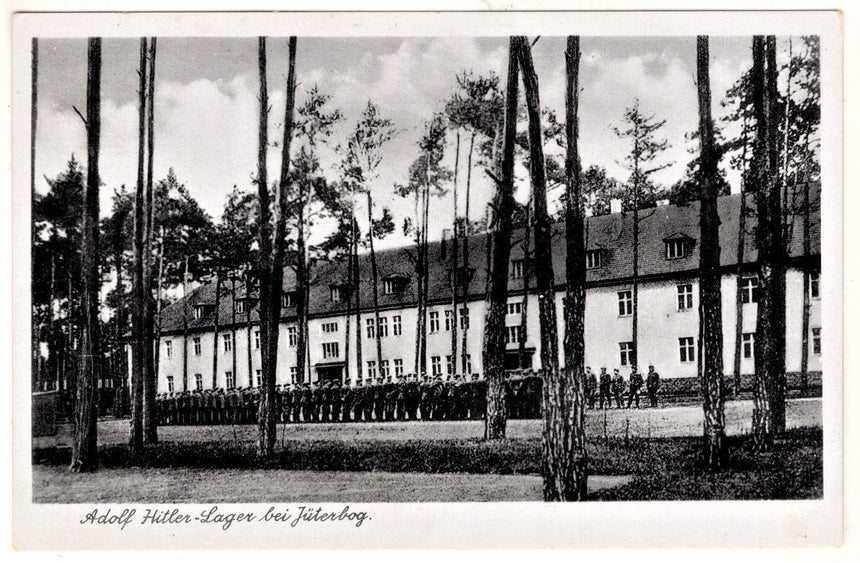 Cartolina Militare Seconda Guerra Mondiale Adolf Hitler Lager bei Juterbog | Collezionissimo