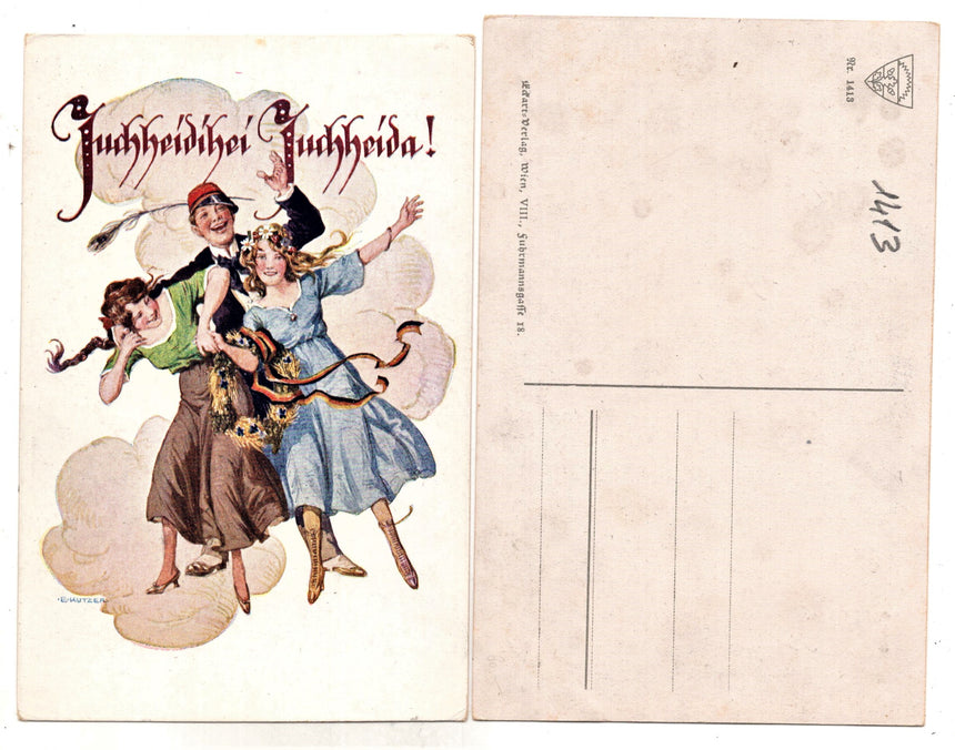 Cartolina Deutscher Schulverein number: 1413 | Collezionissimo