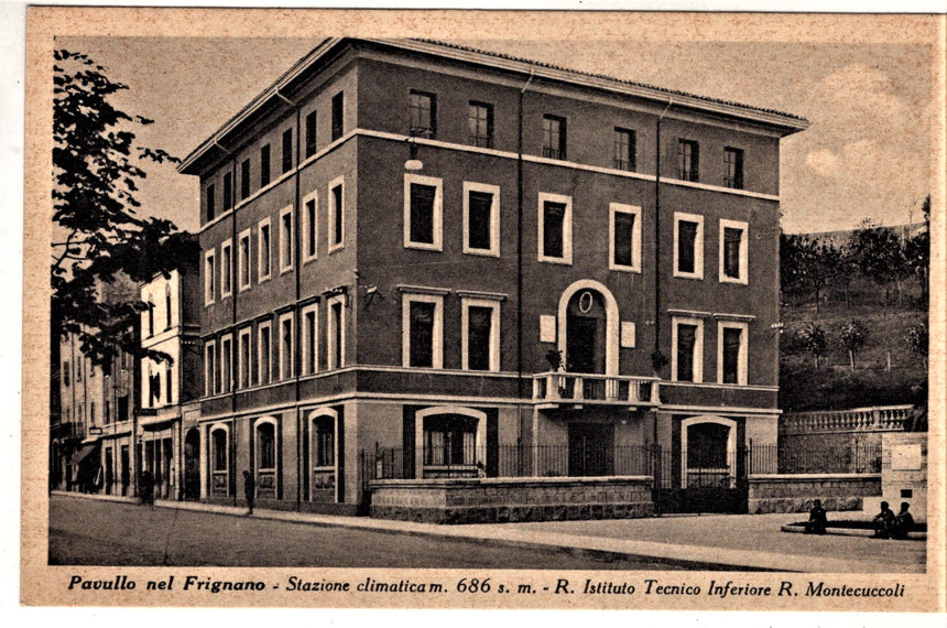 Cartolina Modena Pavullo nel Frignano Istituto tecnico R.Montecuccoli | Collezionissimo