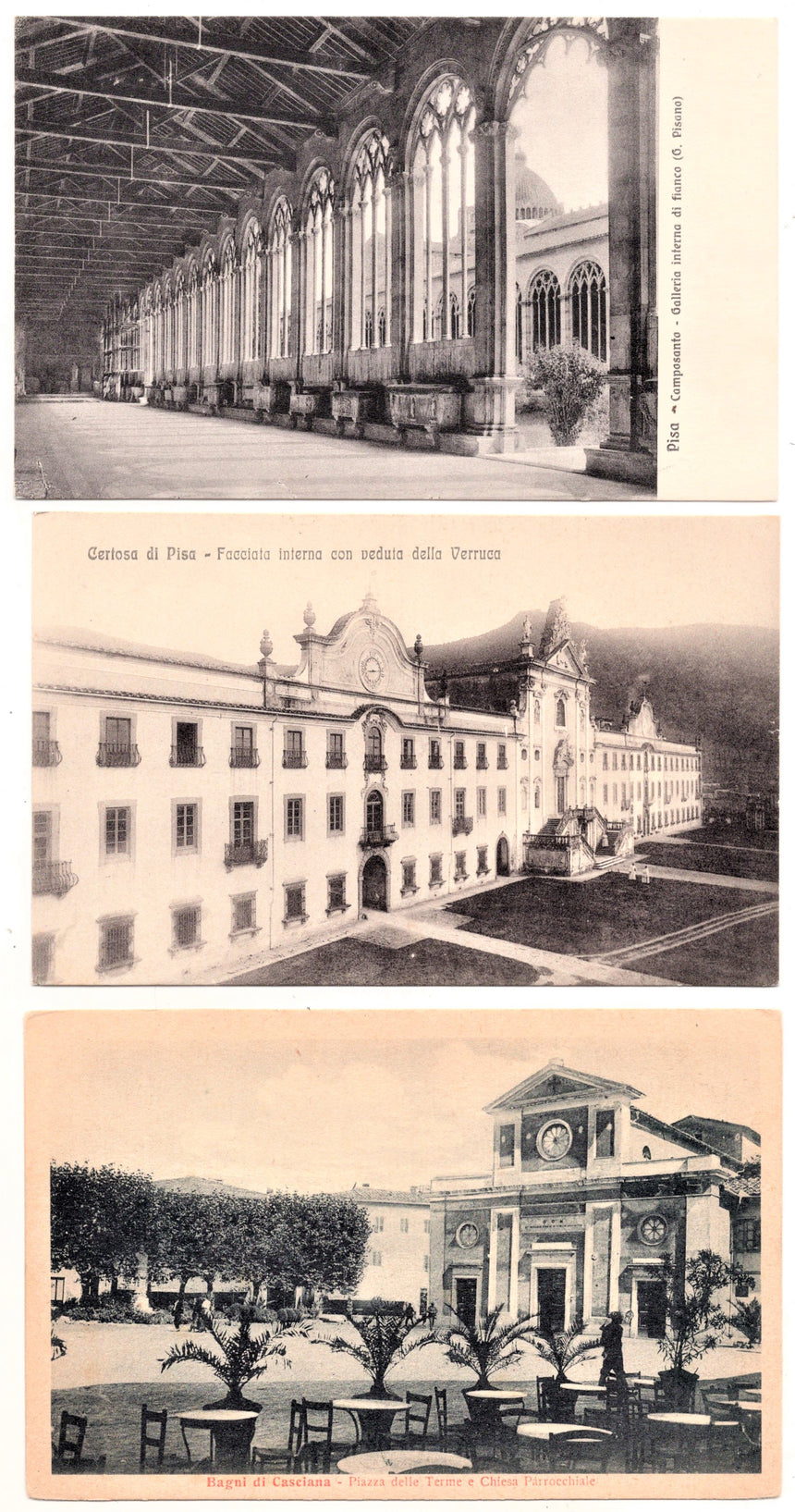 Cartolina Pisa 3 vedute | Collezionissimo