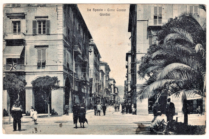 Cartolina La Spezia corso Cavour | Collezionissimo