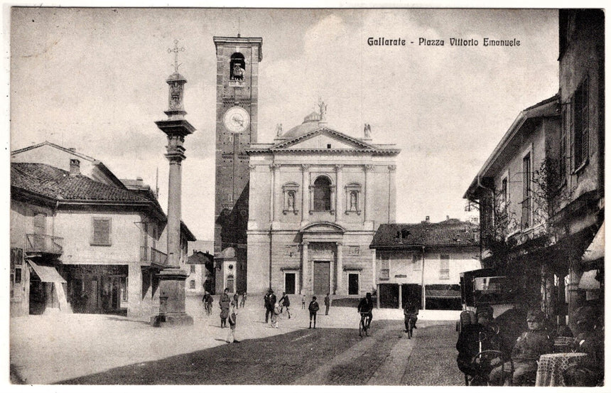 Cartolina Varese Gallarate piazza V.Emanuele | Collezionissimo