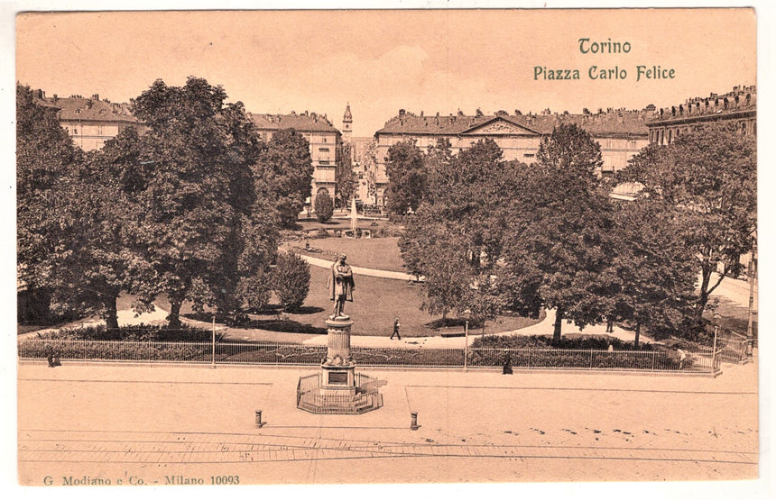Cartolina Torino Piazza Carlo Felice | Collezionissimo