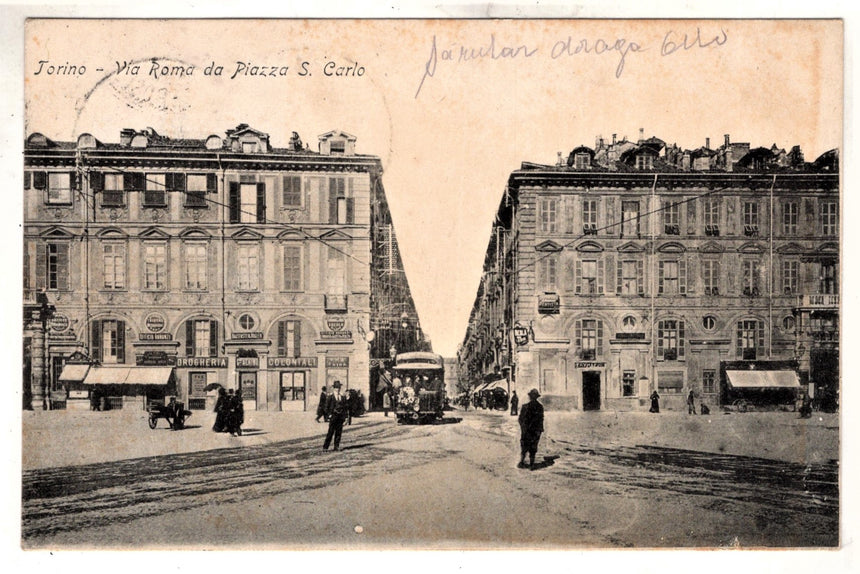 Cartolina Torino Via Roma | Collezionissimo