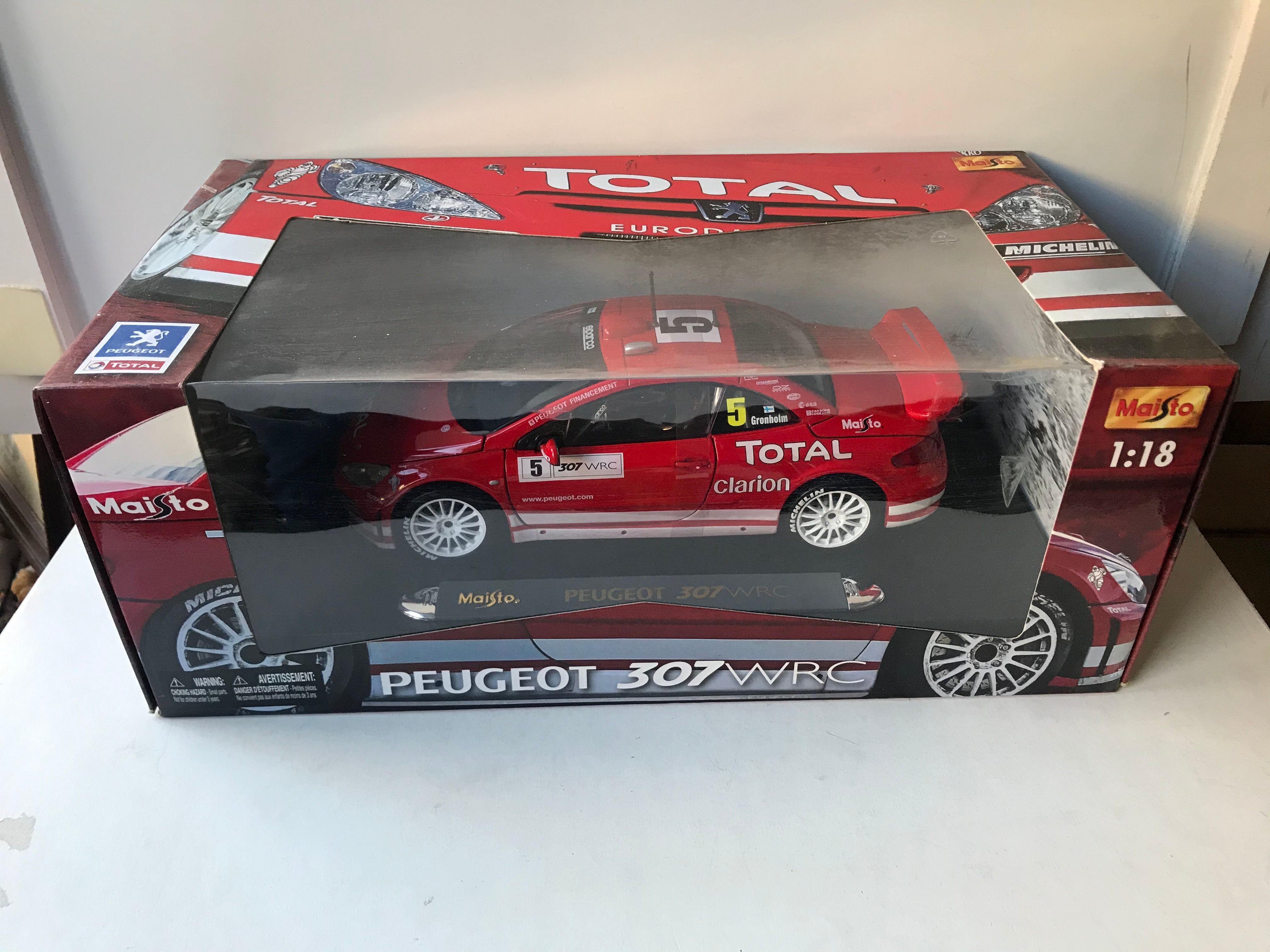 Maisto Peugeot 307 WRC 1:18 - 38693 – Collezionissimo