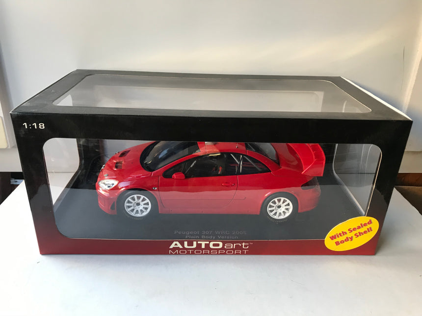 Autoart Peugeot 307 WRC 2005 Plain Body Version 1:18 - 80557