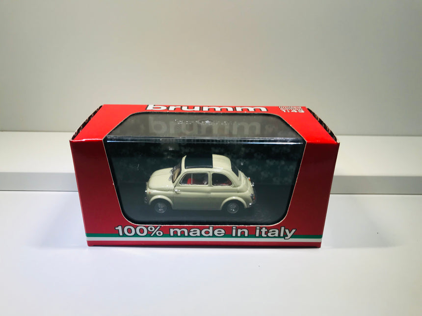 Brumm Fiat 500D chiusa 1960 avorio 1:43 - R405-03