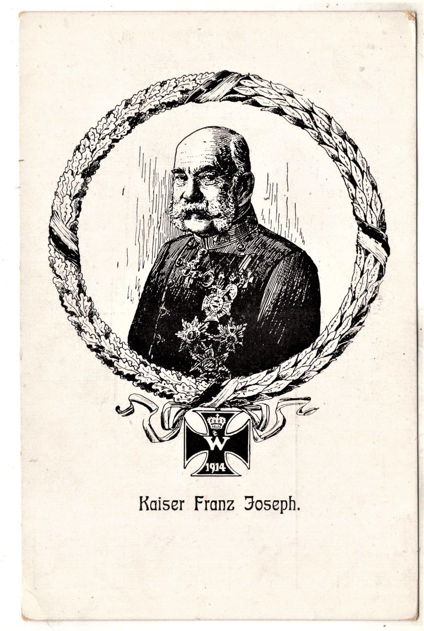 Cartolina antica Francesco Giuseppe - Kaiser Franz Josef 1914