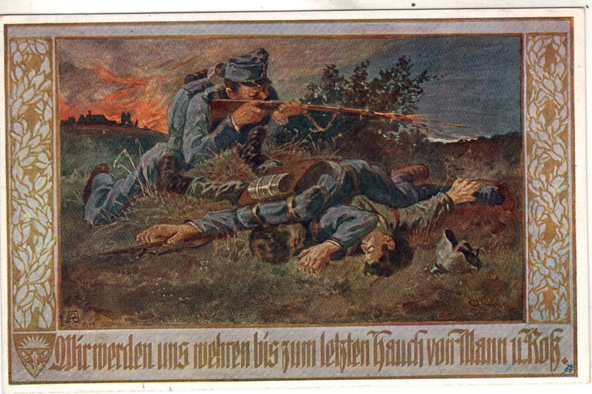 Cartolina antica Cartolina militare Sudtirol - Prima Guerra - Schulverein Nr. 731