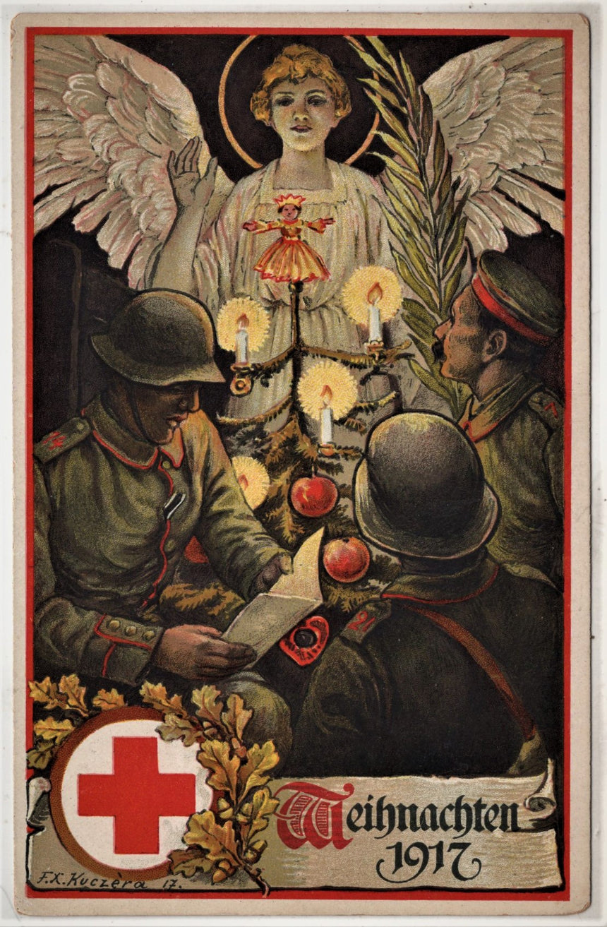 Cartolina antica Cartolina militare Prima Guerra - Natale 1917