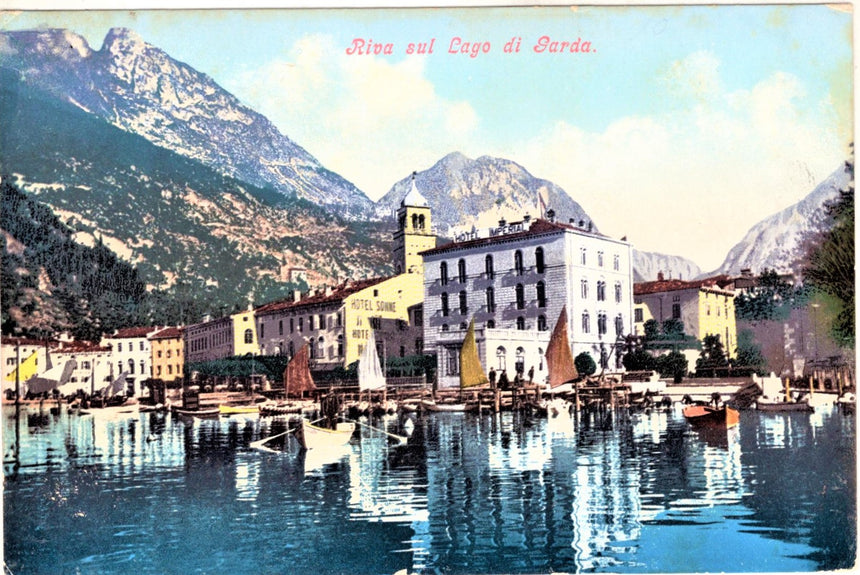 Cartolina antica Riva del Garda