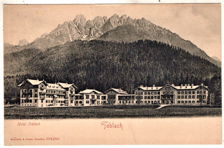 Cartolina antica Sudtirol Toblach