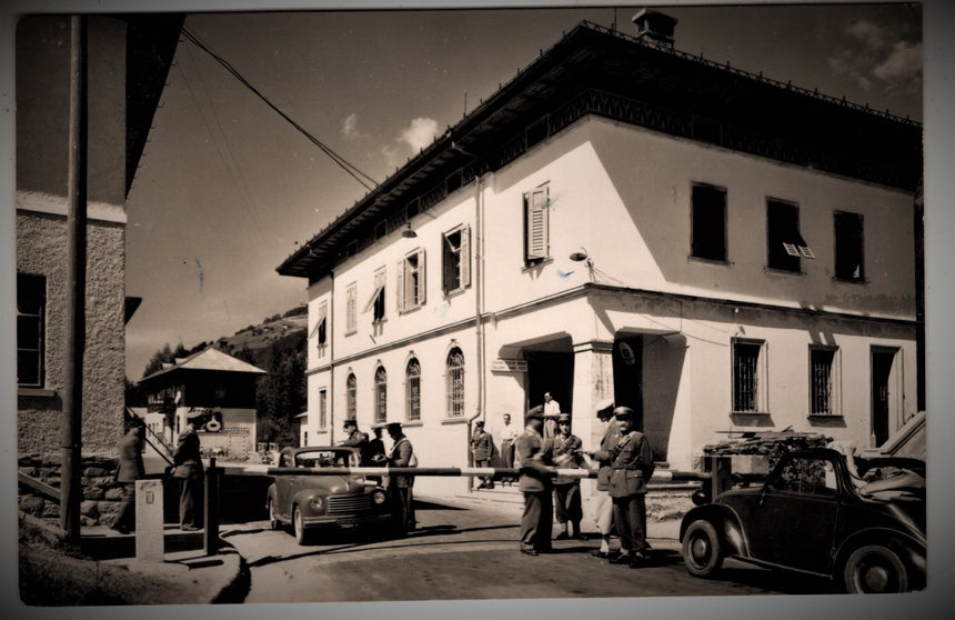 Cartolina antica Sudtirol confine di Prato Drava