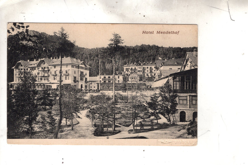 Cartolina antica Sudtirol Hotel Mendelhof