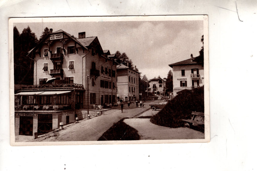 Cartolina antica Sudtirol Hotel Caldaro al passo Mendola