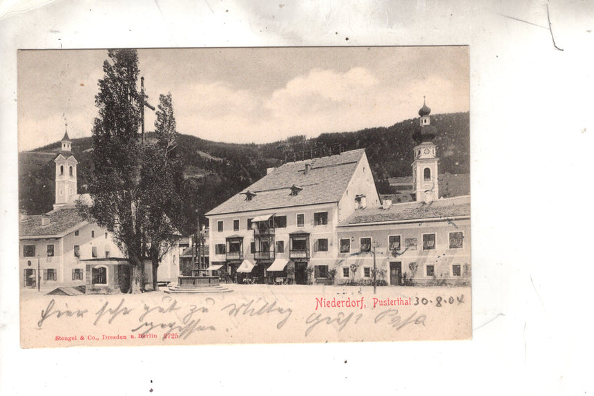 Cartolina antica Sudtirol Niederdorf Pusterthal