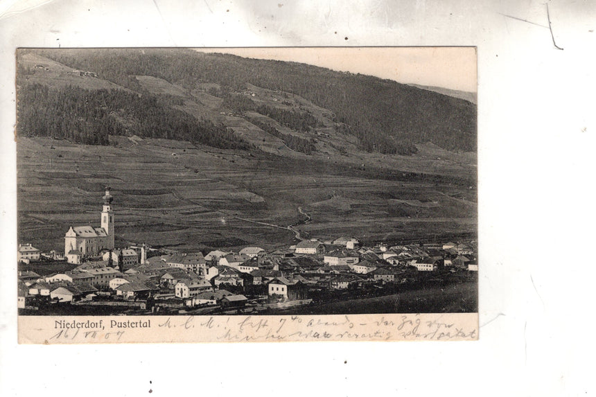 Cartolina antica Sudtirol Niederdorf Pusterthal