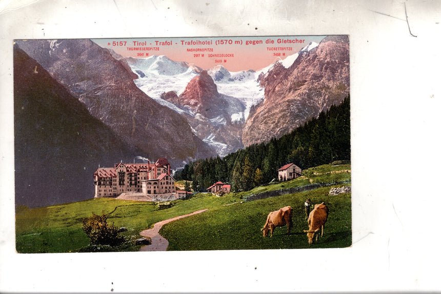 Cartolina antica Sudtirol Trafoi