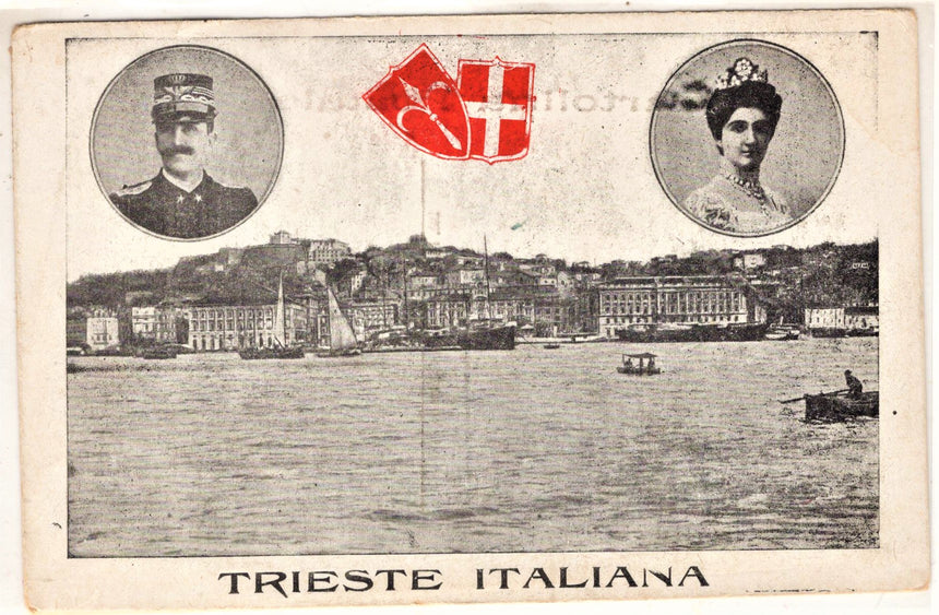 Cartolina antica Trieste Italiana