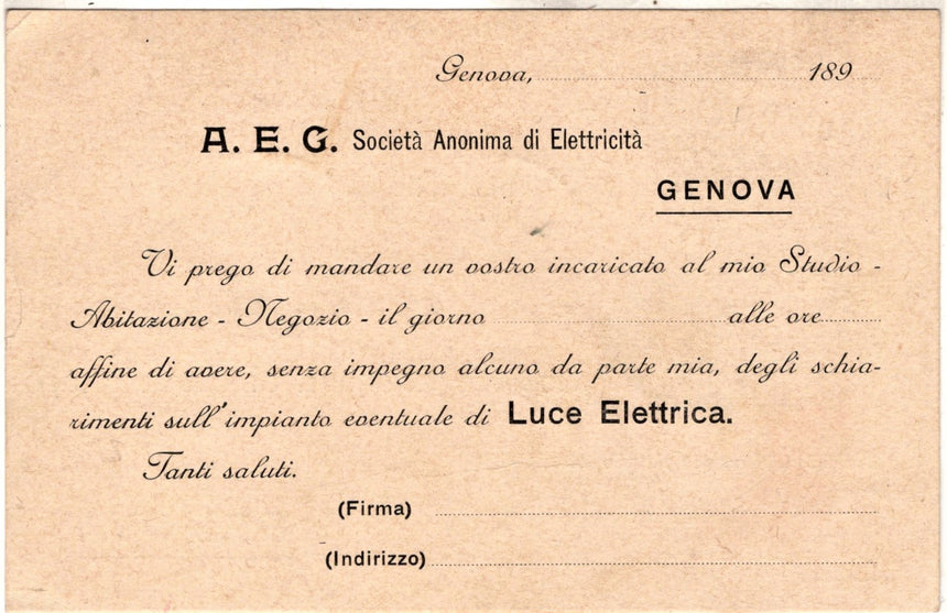 Cartolina antica 