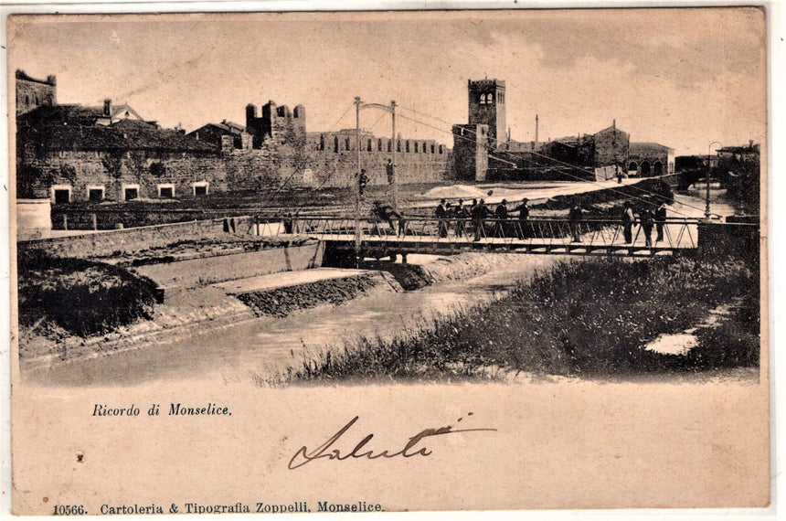 Cartolina antica Ricordo di Monselice