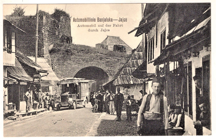 Cartolina antica Banjaluk Jajce Bosnia