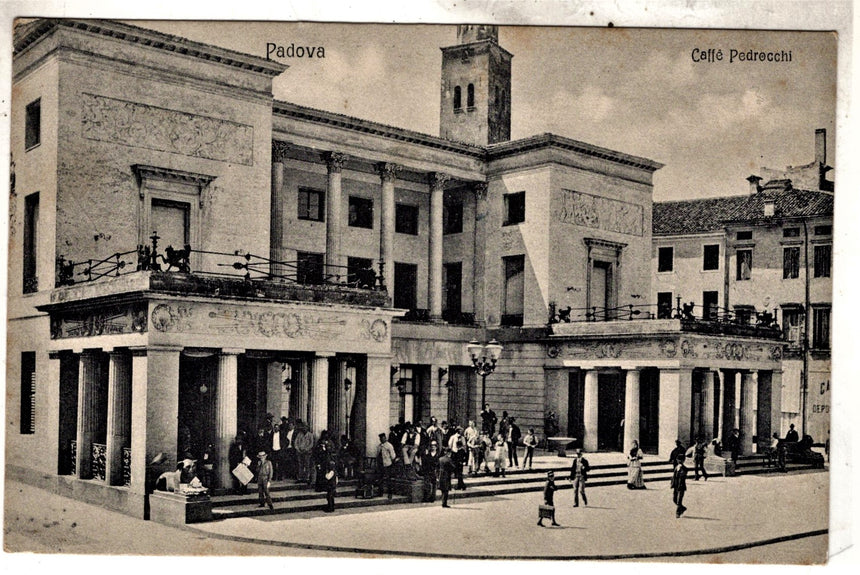 Cartolina antica Padova caffè Pedrocchi