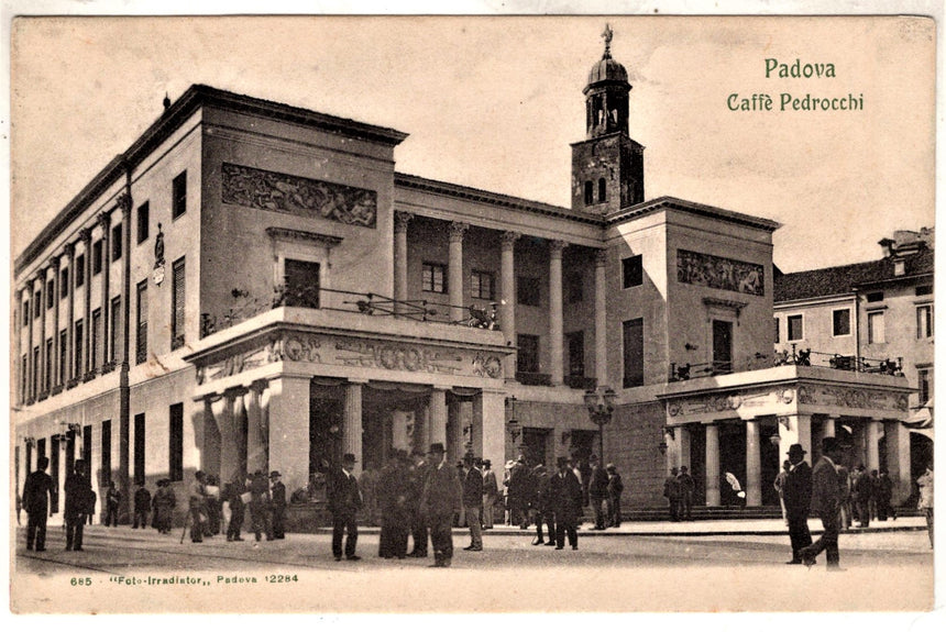 Cartolina antica Padova caffè Pedrocchi