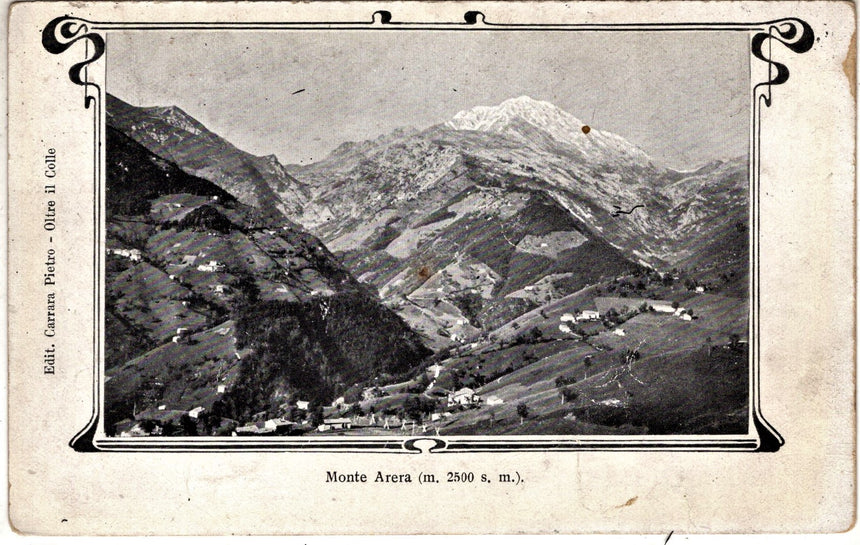 Cartolina antica Monte Arera Bergamo