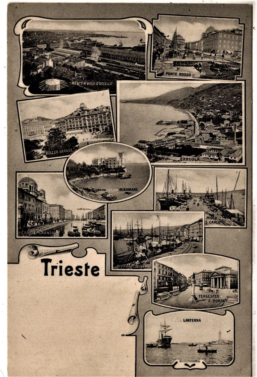 Cartolina antica Trieste