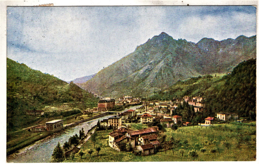 Cartolina antica San Pellegrino panorama