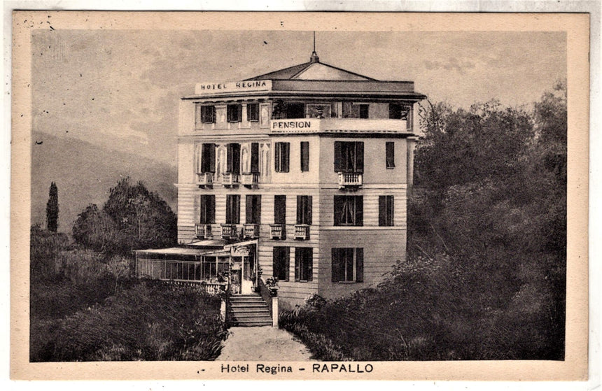 Cartolina antica Rapallo Hotel Regina