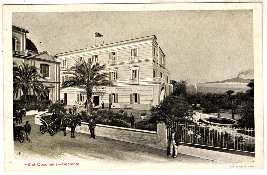 Cartolina antica Sorrento Hotel Cocumella