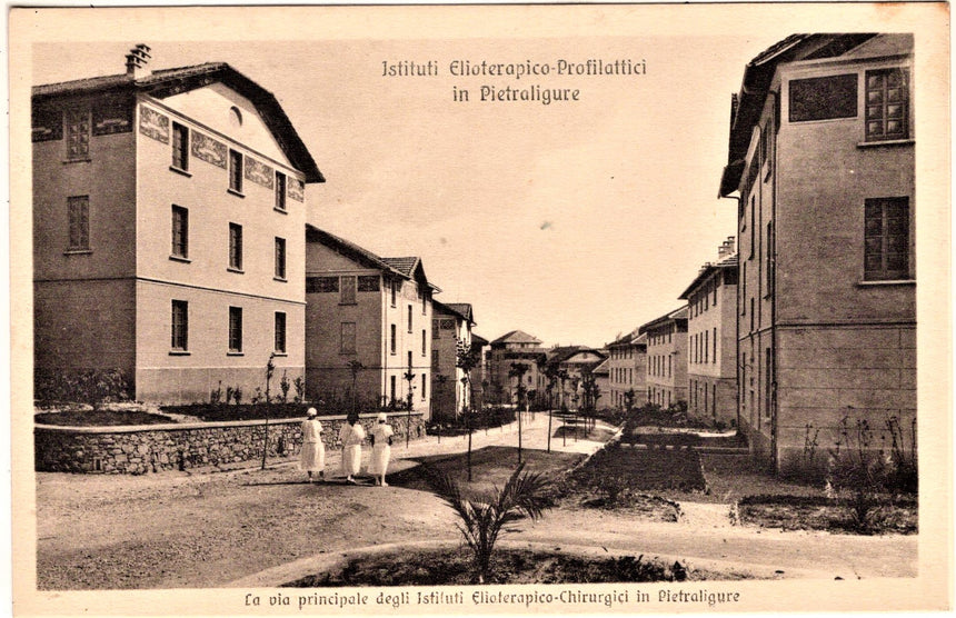 Cartolina antica Pietraligure Istituti Elioterapici Profilattici chirurgici